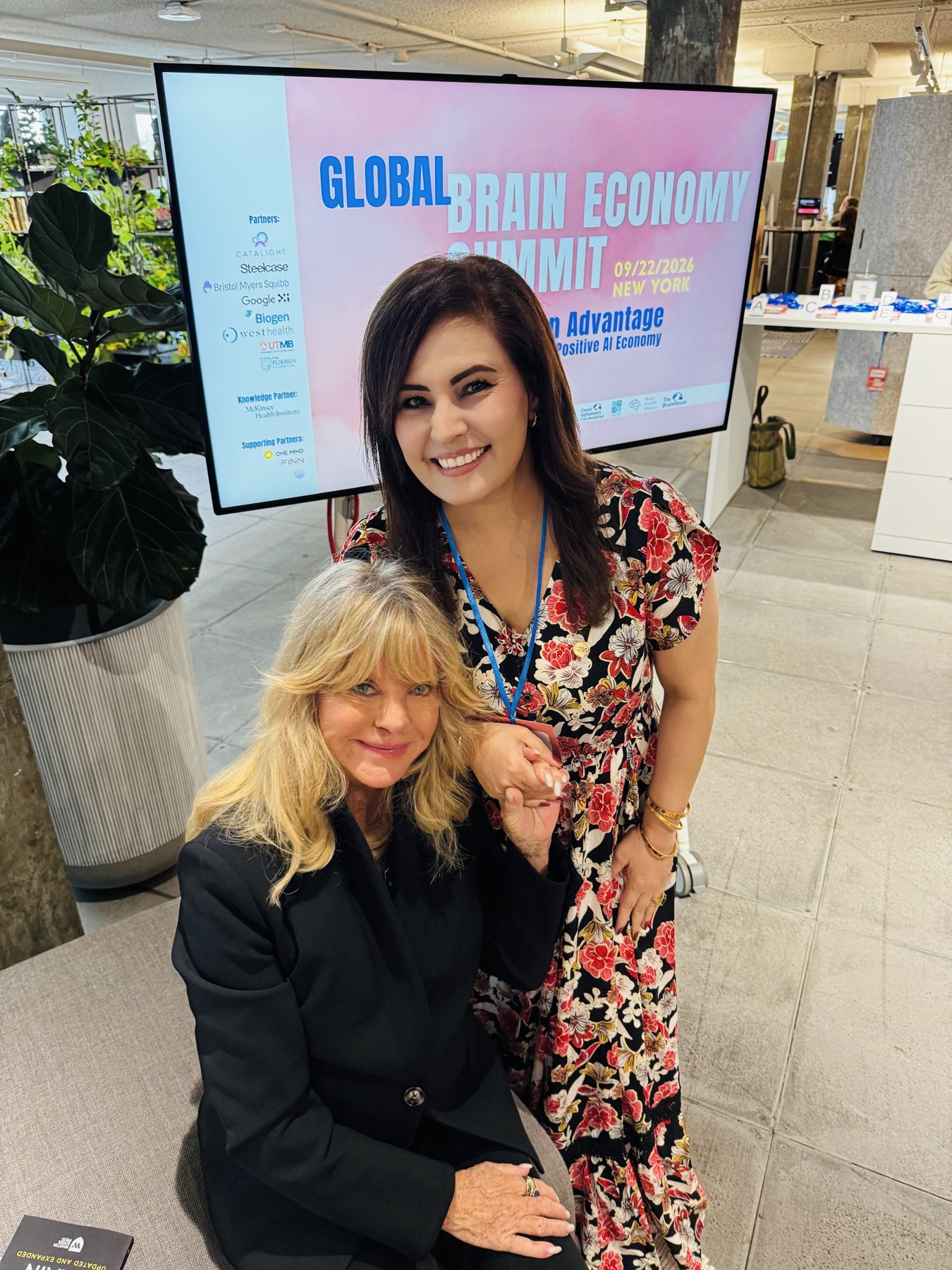 Global Brain Economy Summit signage