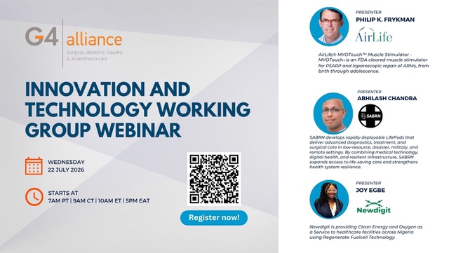 Innovation and Technology Working Group Webinar — July 22, 2026